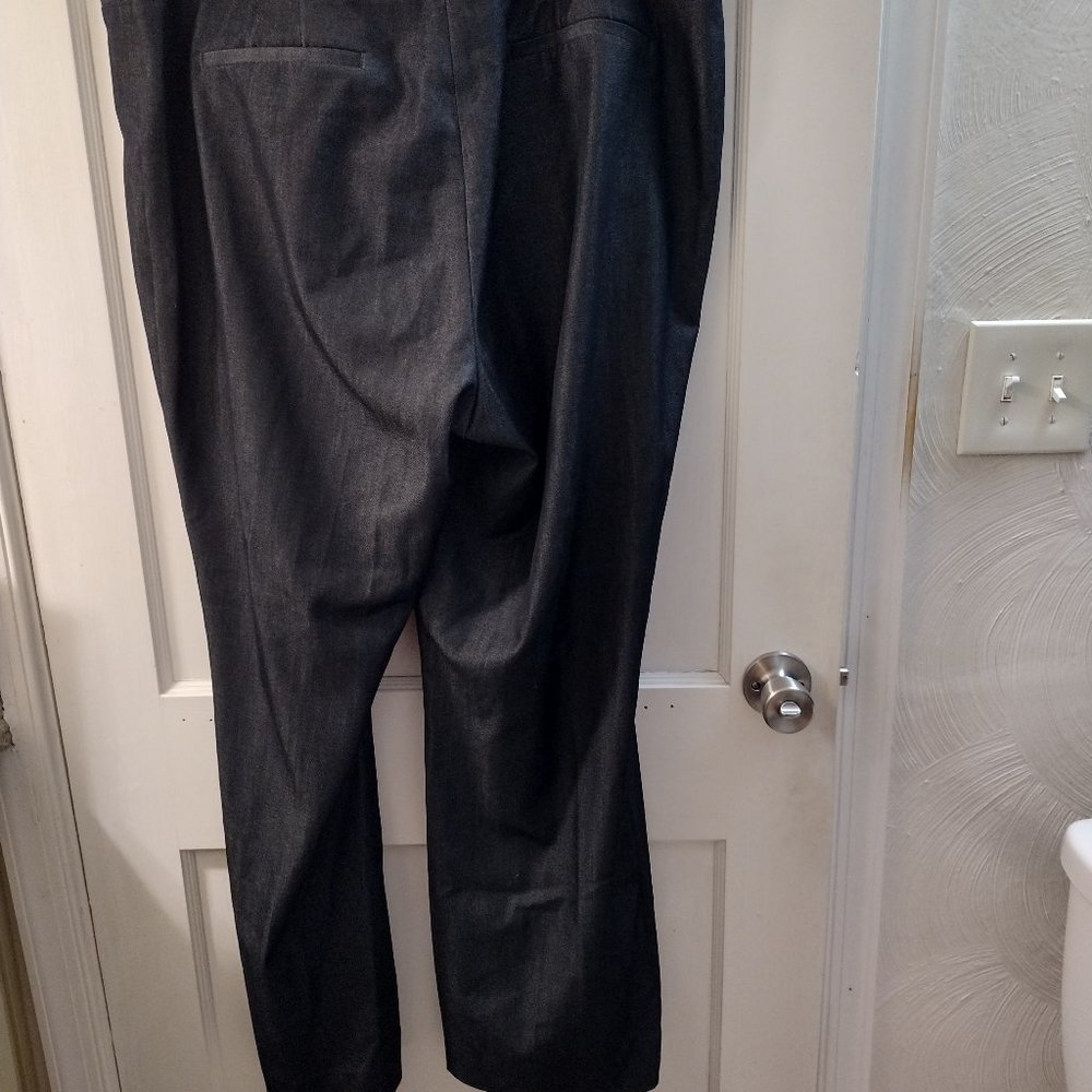 Worthington Curvy Fit Womens Black Dress Pants Sz 18T